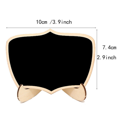 Wood Mini Chalkboard with Easel Support 40 pcs 4 styles 2