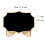 Wood Mini Chalkboard with Easel Support 40 pcs 4 styles 6