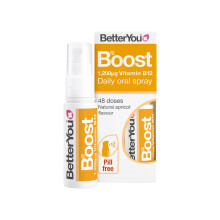BetterYou Vitamin B12 Oral Spray, High Strength Methylcobalamin Supplement, 1200