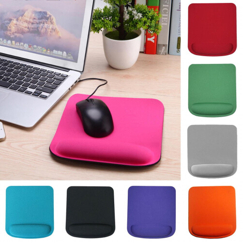 Limei mouse pad with wrist support memory foam gel 25x20cm