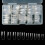 Limei acrylic false nail tips clear 500 pcs 10 sizes 1