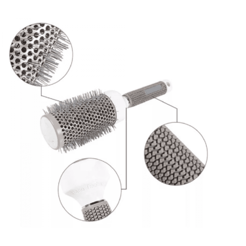 HeeHom ceramic ionic round hair brush 2 inch 2