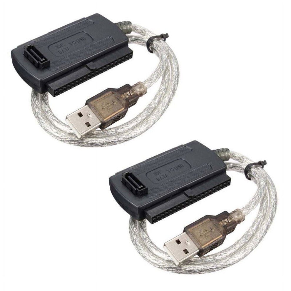 Usb 2.0 To Ide/Sata Converter Cable For 2.5/3.5 Inch Hdd Black 9370362129451