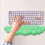 Keyboard Wrist Pad Memory Foam Non-Slip 1 Pack 8