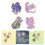 Cat Kitten Brooch Cartoon Animal 4 pcs 4