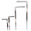 Carpenter L-Square Ruler 250-600mm Silver 4 Sizes 4