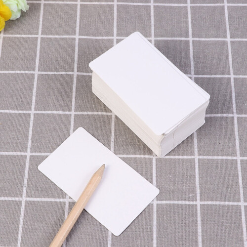 Retro Memo Pads Kraft Blank Greeting Cards 100 pcs 1