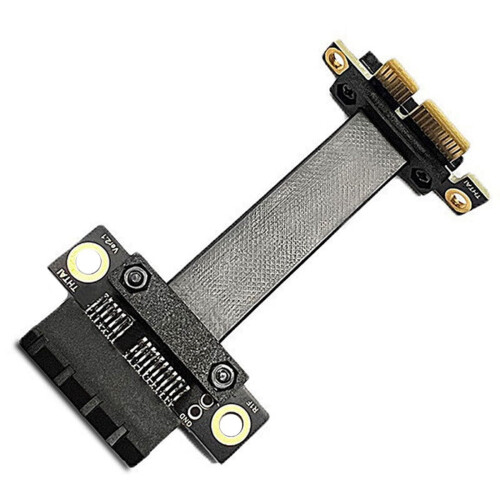 PCI-E 3.0 x1 graphics card extension cable 90
