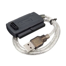USB 2.0 to IDE/SATA Adapter Cable for 2.5" and 3.5" HDD