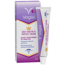 Vagisil Daily Soothe and Protect Cream with Natural Prebiotic Oatmeal, 30g
