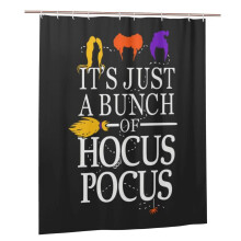 Hocus Pocus shower curtain 60 x 72 inches with 12 hooks