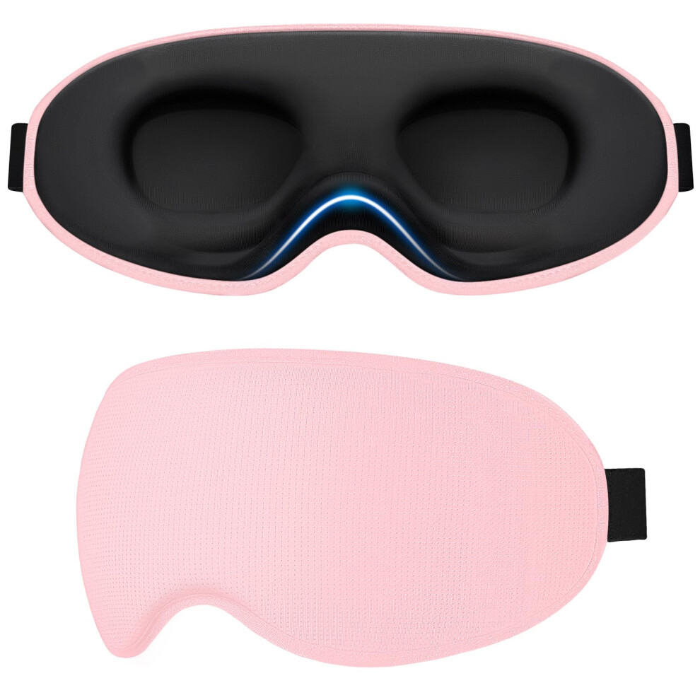 Gritin 100% Blackout Sleep Masks For Women & Men -3D Soft Zero Eye Pressure Eye