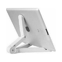 Tablet Stand Adjustable Anti-Slip Foldable White