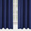 Kitchen Tier Curtains Navy Blue Waffle Weave 30x24 in 2 6