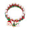 Christmas Bracelet Set Beaded Stretch 3pcs 2