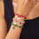 Christmas Bracelet Set Beaded Stretch 3pcs 4