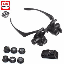 Jewelry Repair Magnifier Loupe with LED Light 8x