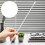 Vertical Blind Tilt Wand Replacement Transparent Rod with 7