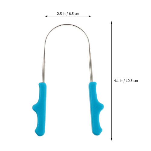 Tongue Scraper U-Shaped Oral Cleaning Tool Set 2 pcs 2