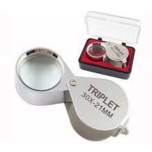Jewelry Loupe 30X 21mm Folding Pocket Magnifier