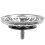 Stainless Steel and Rubber Kitchen Sink Drain Strainer 1 2