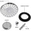 Stainless Steel and Rubber Kitchen Sink Drain Strainer 1 3
