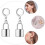 ITSELFER lock earrings punk style 1 pair 5