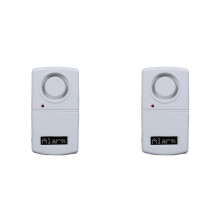 Vibration Detector Earthquake Alarm with LED Light 2 Pack