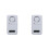 Vibration Detector Earthquake Alarm with LED Light 2 Pack 1
