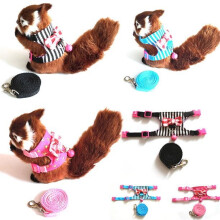 Limei Hamster Mesh Harness and Leash Pink Adjustable Padded
