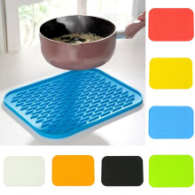 Limei silicone trivet pad heat resistant non-slip 1 piece