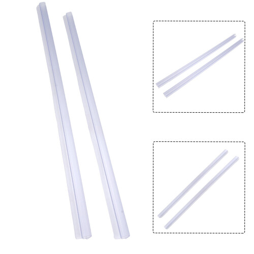 Linyes frameless shower door bottom seal 2-pack