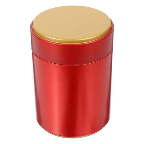 Tea Canister Tinplate Moisture-proof 1 Piece 2