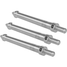 Tripod Spike Foot Set of 3 Stainless Steel 8cm Silver