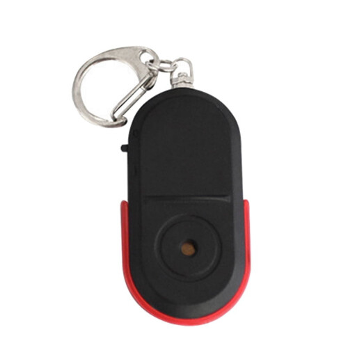Mini anti-lost whistle key finder with LED light