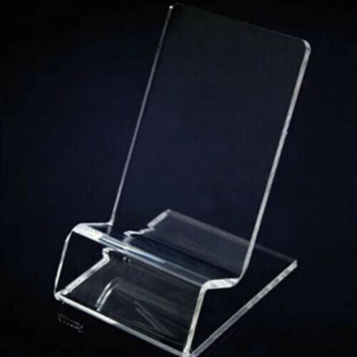Acrylic phone display stand transparent 1 piece
