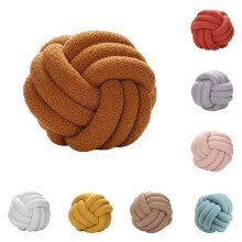 Limei soft knot ball pillow round plush cushion 1 piece