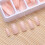 Haust artificial nail tips pink 100 pcs 6