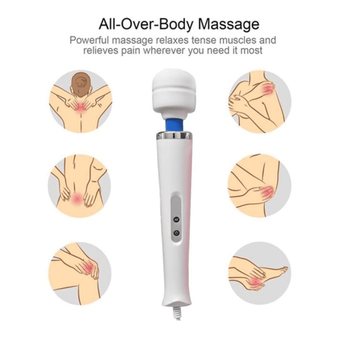 Happon wired handheld massager white 1 pc 2