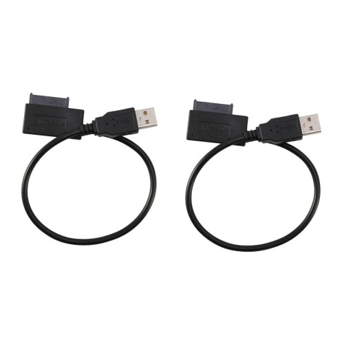 USB 2.0 to Mini SATA II Adapter Cable 2 pcs