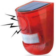 Solar LED Alarm Strobe Light with Motion Sensor Outdoor