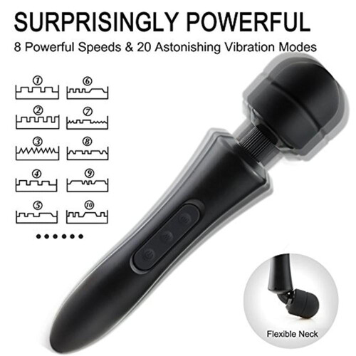 Happon handheld vibrating muscle massager white 1pc 2