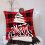 Christmas pillow case short plush linen holiday print 8