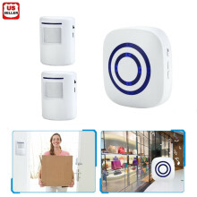 LINKPAL wireless driveway alarm with 2 PIR motion sensors