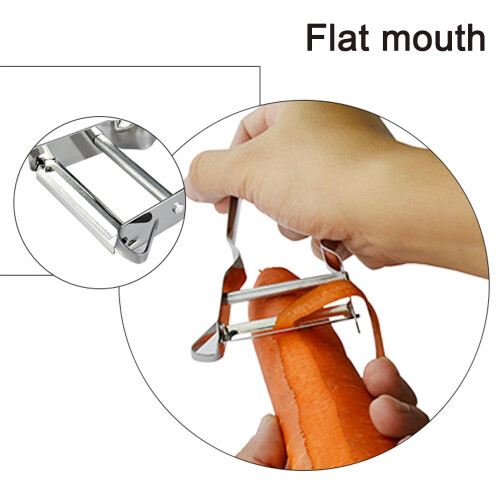 Stainless Steel Vegetable Peeler Ergonomic Non-Stick Handle 2