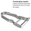 Stainless Steel Vegetable Peeler Ergonomic Non-Stick Handle 4