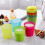 Kids Plastic Cups 8oz Unbreakable Stackable 24 Pack 4