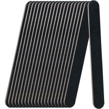Limei nail files black 100/180 grit 20 pack