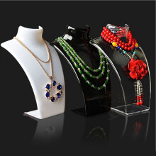 Limei necklace display bust black 3D 8.2 inch