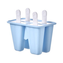 Silicone Popsicle Mold with Handle 6 Cavities